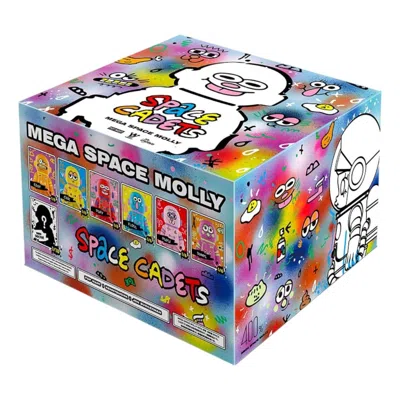 Pop Mart Mega Space Molly 400% Jon Burgerman Space Cadets Sealed Cases (6 Blind Boxes) In Multi