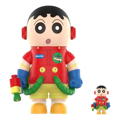 Pop Mart Mega Space Molly Crayon Shinchan 100% & 400% Set In Multi