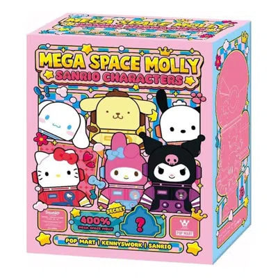 Pop Mart Babies'  Mega Space Molly Sanrio Characters 400% Sealed Case (1 Blind Box) In Multi