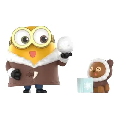 Pop Mart Minions Bedtime Stories By Bob And Tim Figures 'arctic Survival Guide' In Multi