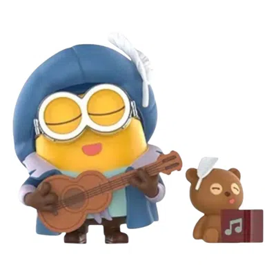 Pop Mart Minions Bedtime Stories By Bob And Tim Figures 'medieval Songs' In Multi