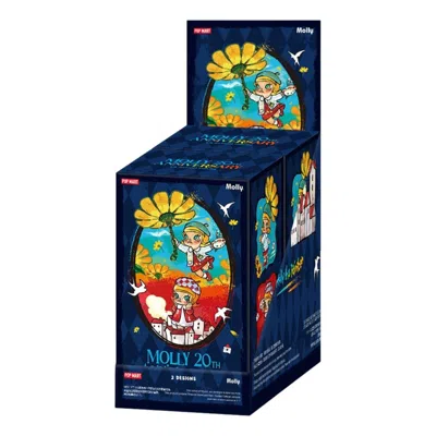 Pop Mart Molly 20th Anniversary Series 1/8 Action Figure Sealed Case (whole Box) In Orange