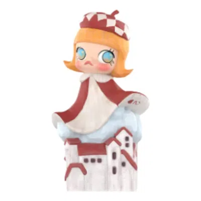 Pop Mart Molly Scenery Along The Way 20th Anniversary Series Figures 'red Roofed Cottage' In Pattern