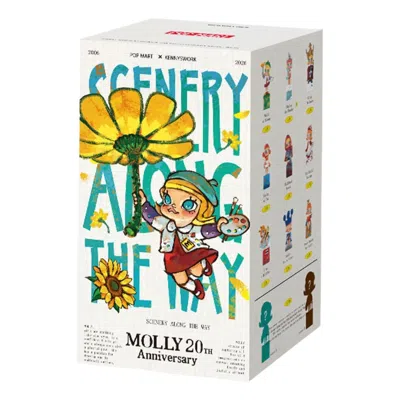 Pop Mart Molly Scenery Along The Way 20th Anniversary Series Figures Sealed Case (1 Blind Box) In Green