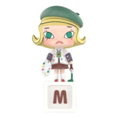 Pop Mart Molly Scenery Along The Way 20th Anniversary Series Figures 'the First Molly Green' Secret  In Purple