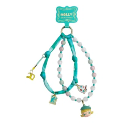 Pop Mart Molly Scenery Along The Way Series Decorative Charm 'the First Molly Reproduction' Secret E In Green