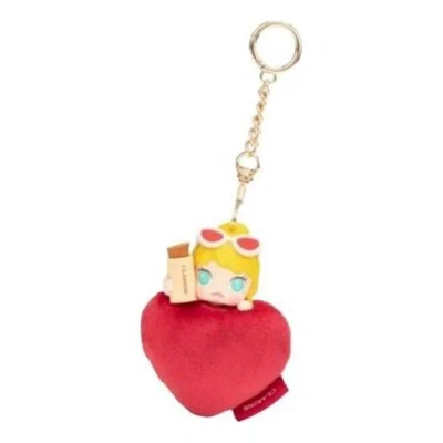 Pop Mart Molly X Clarins Keychain In Multi-color