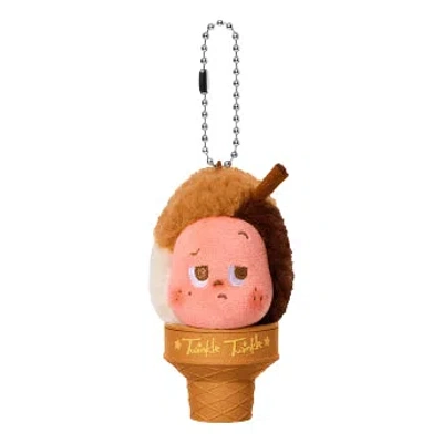 Pop Mart Moon Gelato Series Ice Cream Plush Pendant 'cinnamon Whisky Gelato' In Multi