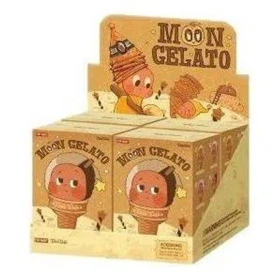 Pop Mart Moon Gelato Series Ice Cream Plush Pendant Sealed Case (4 Blind Boxes) In Multi