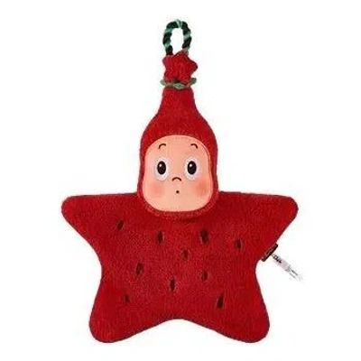 Pop Mart Moon Gelato Series-hand Towel 'strawberry Jam' In Red