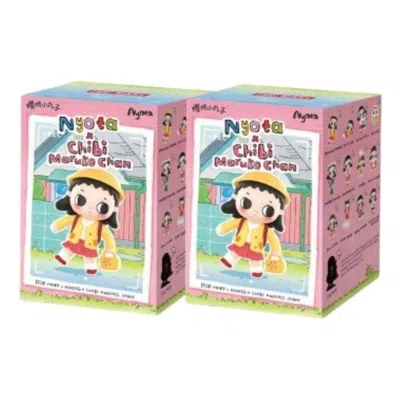 Pop Mart Nyota × Chibi Maruko Chan Series Figures Sealed Case (2 Blind Boxes) In Multi-color