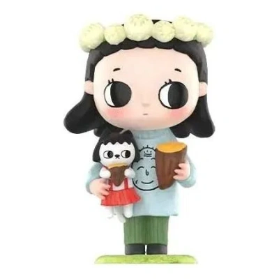 Pop Mart Nyota × Chibi Maruko Chan Series Figures 'the Best Grandpa' In Multi