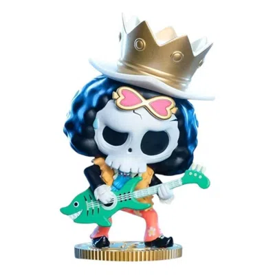 Pop Mart One Piece The Monsters Labubu 'brook' In Blue