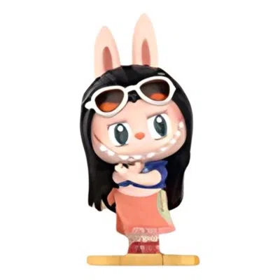Pop Mart One Piece The Monsters Labubu 'nico Robin' In Black