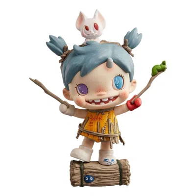 Pop Mart Polar Hidden In The Straw Pile The Straw Man Never Gives Up Figure In Brown