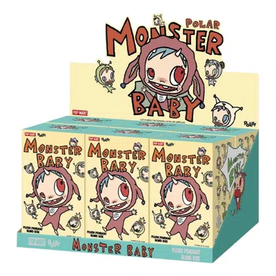 Pop Mart Polar Monsterbaby Plush Collection Plush Pendant Ver.1 Sealed Case (6 Blind Boxes) In Multi