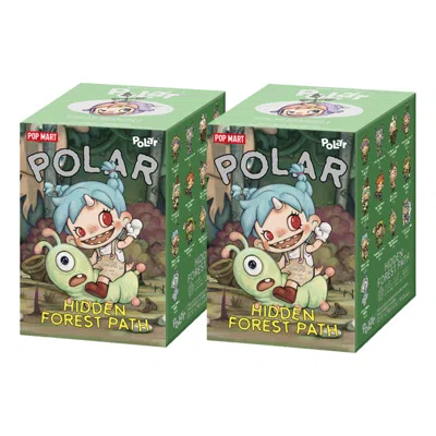 Pop Mart Polar Season 2 Hidden Forest Path Series Figures Sealed Cases (2 Blind Boxes) In Green