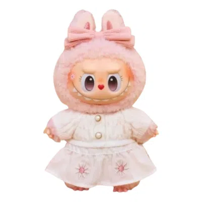Pop Mart Pom Pom Party Collection Mokoko Vinyl Plush Charm In Pink