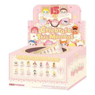 Pop Mart Pop Bean Celebrate This Moment Figures Sealed Box (28 Blind Packs) In Gold