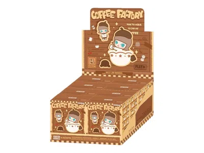 Pre-owned Pop Mart Pop Bean Coffee Factory Series Decoration Charm Sealed Case (8 Blind Boxes) In Multi