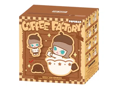 Pre-owned Pop Mart Pop Bean Coffee Factory Series Decoration Charm Single Blind Box In Multi