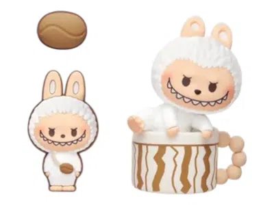 Pre-owned Pop Mart Pop Bean Coffee Factory Series Labubu Decoration Charm In Multi