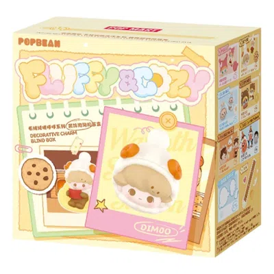 Pop Mart Pop Bean Fluffy And Cozy Decorative Charm Sealed Case (1 Blind Box) In Multi