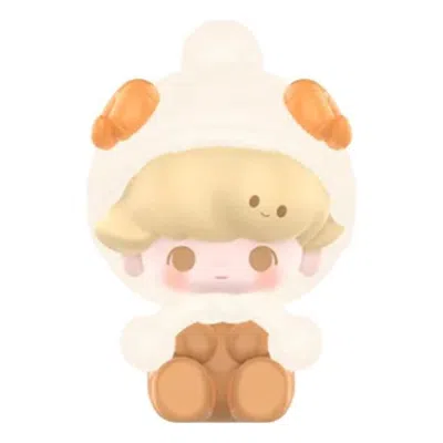 Pop Mart Pop Bean Fluffy And Cozy Figure 'dimoo Woollyy Baa-baa' In Brown
