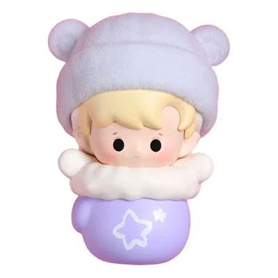 Pop Mart Pop Bean Fluffy And Cozy Figure 'hacipupu Snug Purple Mittens' In Brown