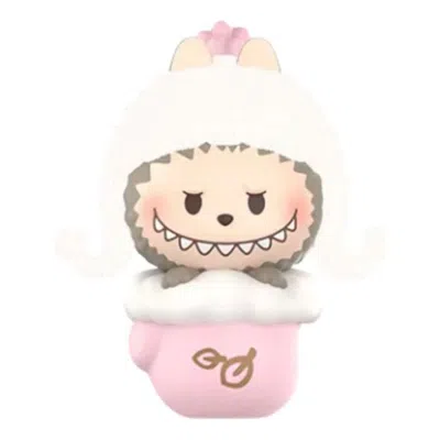 Pop Mart Pop Bean Fluffy And Cozy Figure 'labubu Snug Pink Mittens' In Multi