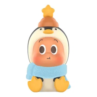 Pop Mart Pop Bean Fluffy And Cozy Figure 'twinkle Twinkle Cozy Penguin' In Gold