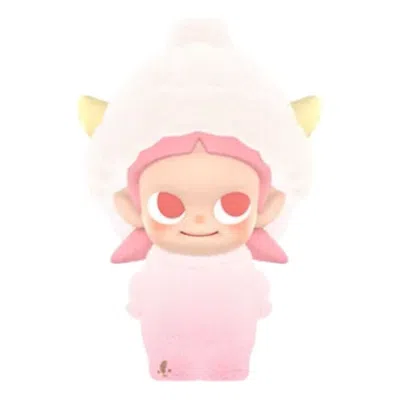 Pop Mart Pop Bean Fluffy And Cozy Figure 'zsiga Fuzzy Lamb' In Pink