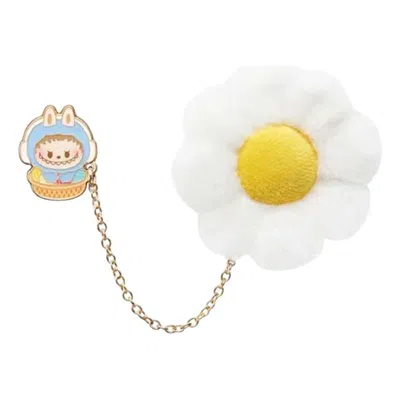 Pop Mart Pop Bean Fluffy And Cozy Fridge Magnet 'labubu Toasty Snow Baby' In Multi