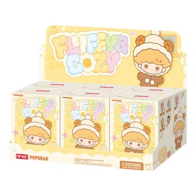 Pop Mart Pop Bean Fluffy And Cozy Plush Pendant Sealed Case (6 Blind Boxes) In Multi