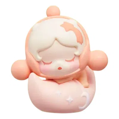 Pop Mart Pop Bean Goodnight, Night Sky Series Figure 'skullpanda Lie On Moonship' In Multi
