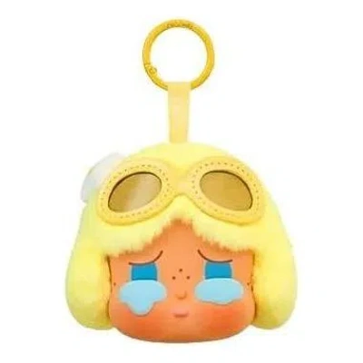 Pop Mart Pop Bean Island Vacation Series Earphone Case 'crybaby Sunbathing' In Pink