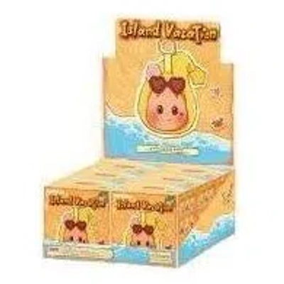 Pop Mart Pop Bean Island Vacation Series Earphone Case Sealed Case (6 Blind Boxes) In Multi-color