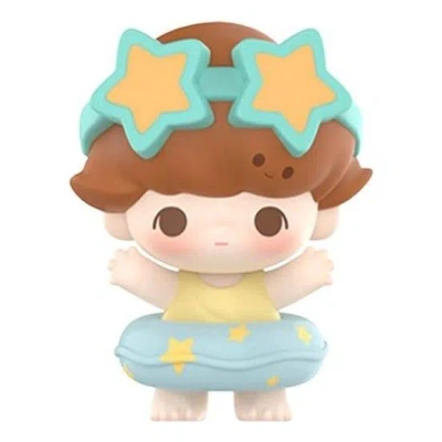 Pop Mart Pop Bean Island Vacation Series Fridge Magnet 'dimoo Starry Sail' In Multi