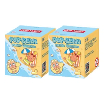 Pop Mart Pop Bean Island Vacation Series Fridge Magnet Sealed Case (2 Blind Boxes) In Multi