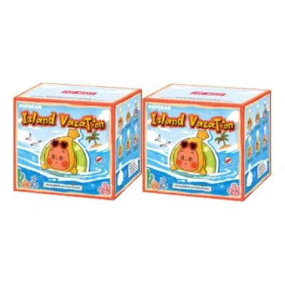 Pop Mart Pop Bean Island Vacation Series Mini Plush Pendant Sealed Case (2 Blind Boxes) In Multi