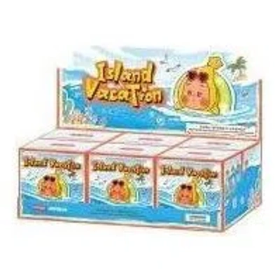Pop Mart Pop Bean Island Vacation Series Mini Plush Pendant Sealed Case (6 Blind Boxes) In Multi