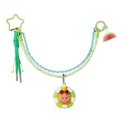 Pop Mart Pop Bean Island Vacation Series Multi-functional Lanyard 'twinkle Twinkle Sailing' In Pink