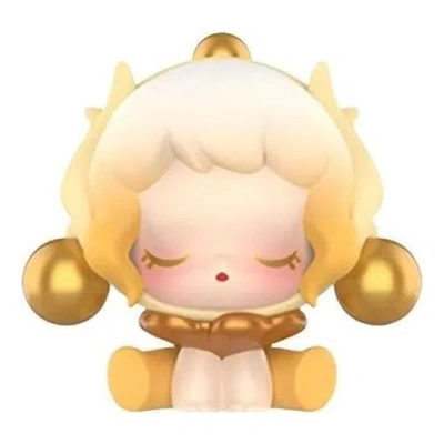 Pop Mart Pop Bean Skullpanda Petals In Four Acts Series 'the Invitation Of Light' In Yellow