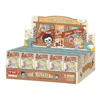 Pop Mart Pop Bean The Monsters Labubu Hair Salon Series Sealed Case (15 Blind Boxes) In Multi