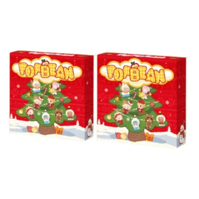 Pop Mart Pop Bean Winter Romance Series Box Sets (2 Blind Box Sets) In Red
