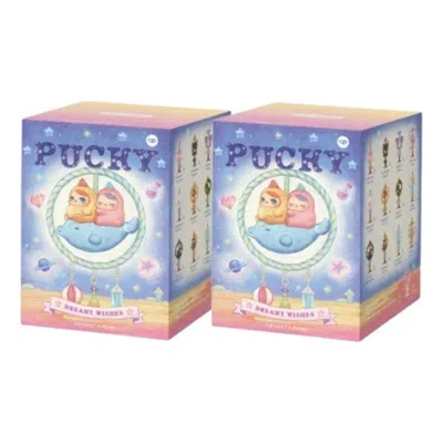 Pop Mart Pucky Dreamy Wishes Series Figures Sealed Case (2 Blind Boxes) In Multi