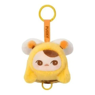 Pop Mart Pucky Flying Babies Series Plush Pendant 'bee Baby' In Yellow