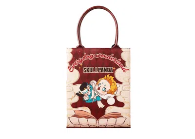 Pre-owned Pop Mart Skullpanda Everyday Wonderland Series Tote Bag In Multi