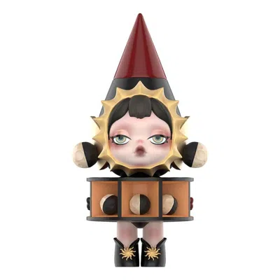 Pop Mart Skullpanda Image Of Reality 'the Merchant' In Gold