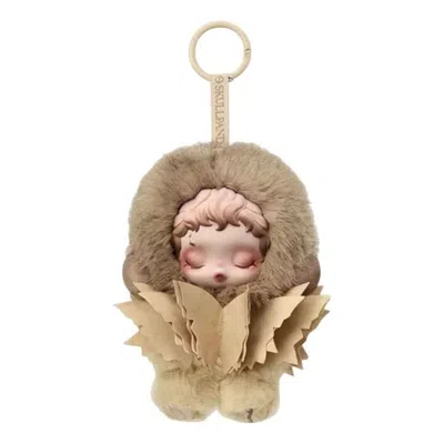 Pop Mart Skullpanda L'impressionnisme Plush Doll 'teakwood' In Brown